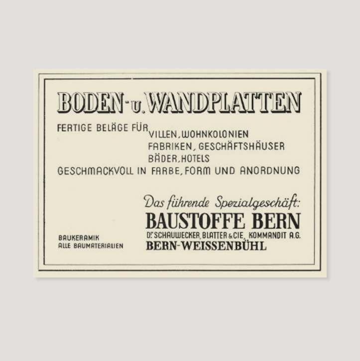 Geschichte A. Blatter AG 